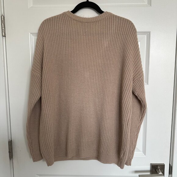 Lulu's Island Ferry Taupe Sweater - Picture 2 of 3